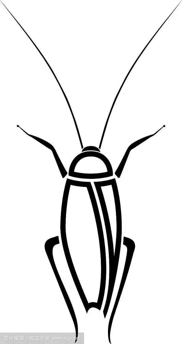 蟑螂黑颜色图标