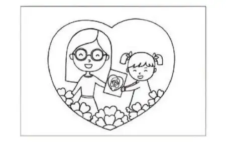 老师是辛勤的园丁,小朋友们为老师画了一幅画,来表达他们对老师感鼢