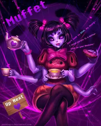 undertale传说之下精美人物图包muffet篇
