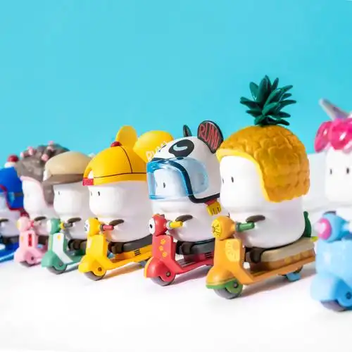 名创优品miniso萌力星球tutu车系列盲盒手办玩具259元