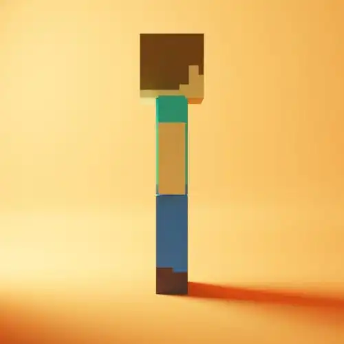 我的世界史蒂夫blender模型