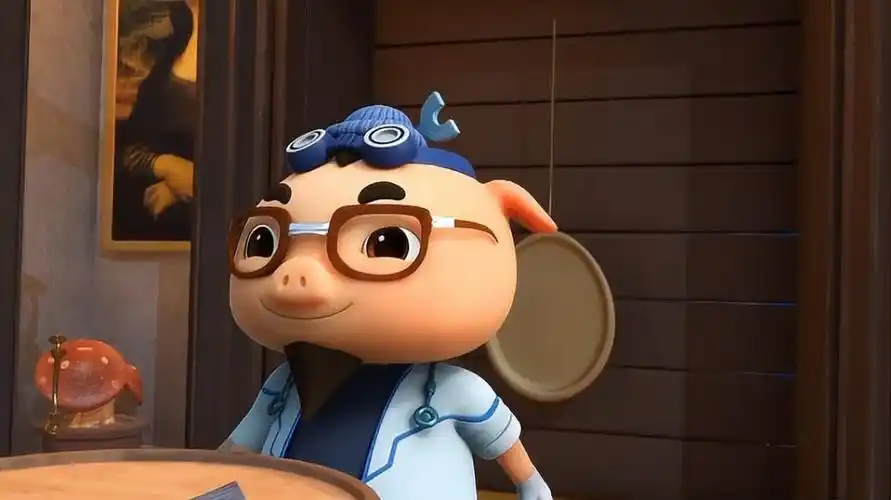 猪猪侠迷糊老师使用好运镜结果好运值下降迷糊老师要倒霉了