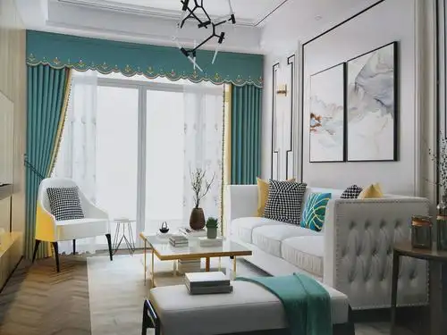 孔雀蓝,国画中最唯美的颜色之一,神秘优雅.