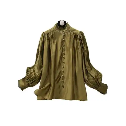 法式复古设计小众宫廷风名名媛通勤气质显瘦衬衫