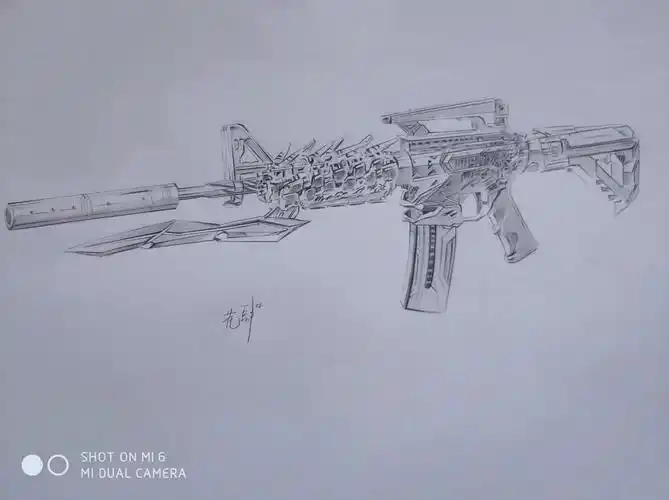 手绘穿越火线英雄武器【二】