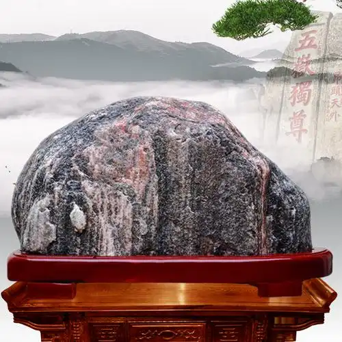 泰山石敢当原石补角宅镇靠山招财过门客厅景观摆件