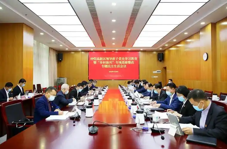 仲恺高新区领导班子党史学习教育暨乡村振兴专项巡察整改专题民主生活