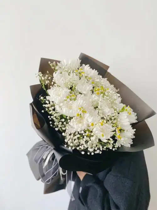 祭祀花束白菊花花束