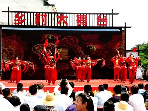 乡村大舞台一一安徽潜山余井马道村文艺汇演