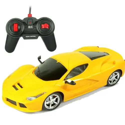 27厘米1:16大电动遥控车儿童玩具车摇控汽车男生玩具 法黄