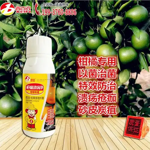 疮痂溃疡净专治柑橘疮痂病沃柑溃疡病特效 以菌治菌 厂家直销