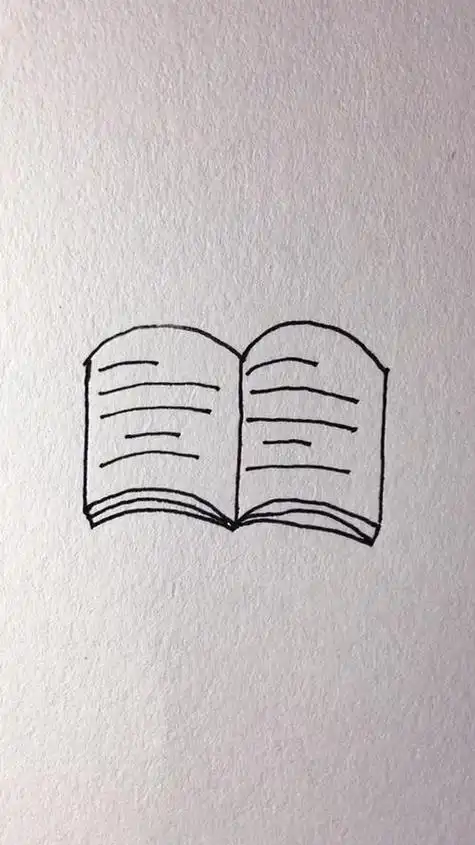 最喜欢的一本书简笔画