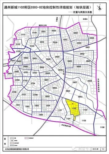通州新城控制性详细规划(街区层面)