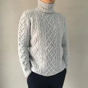 手织毛衣男纯手工编织