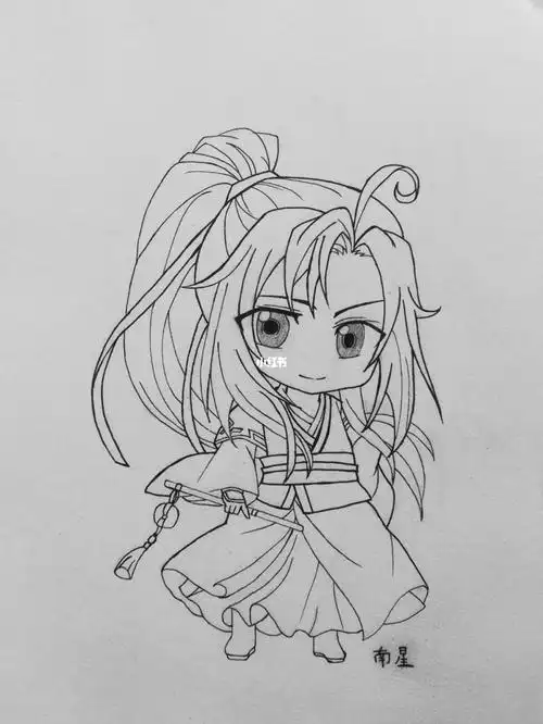 临摹 好久没动笔了#临摹  #魔道祖师  #动漫手绘  #魏无羡