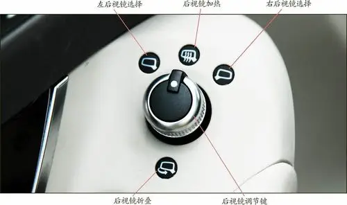 后视镜调节按钮图解 后视镜调节按钮怎么用