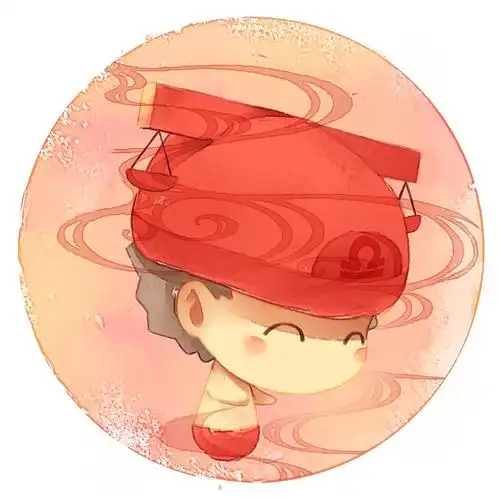 梁阿渣天秤座星座情侣头像