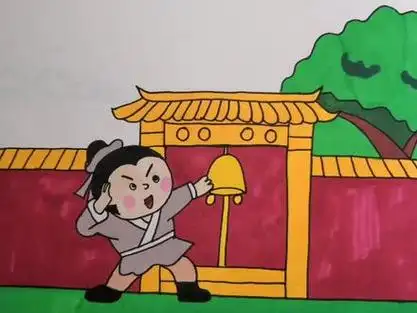 《掩耳盗铃》创意简笔画 #创意简笔画 #简笔画 #儿童寓言故事