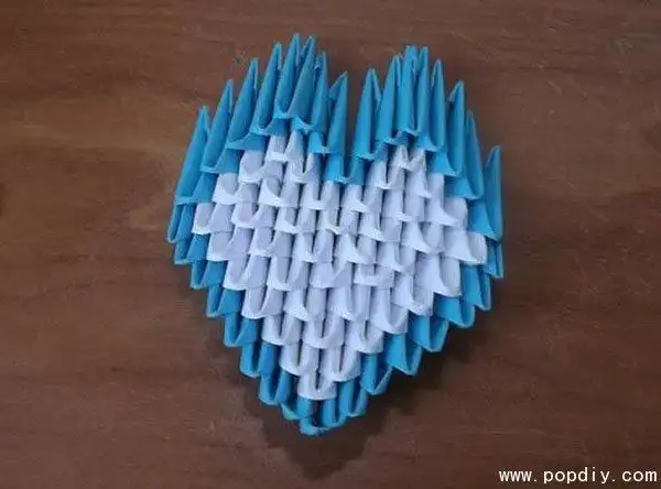 diy制作创意独特的三角插爱心