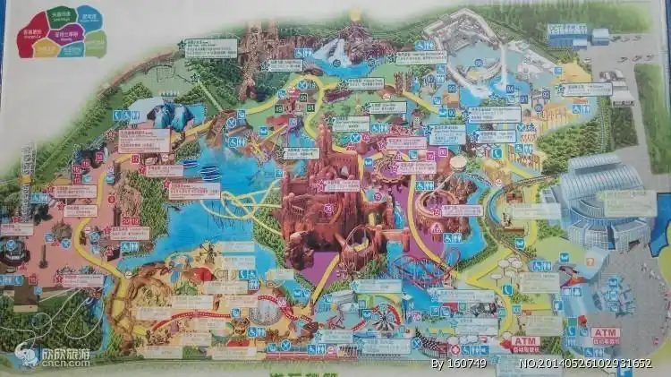 北京欢乐谷导游图