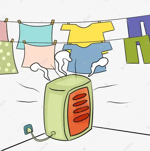 供暖安全常识电热器不能过近烘干