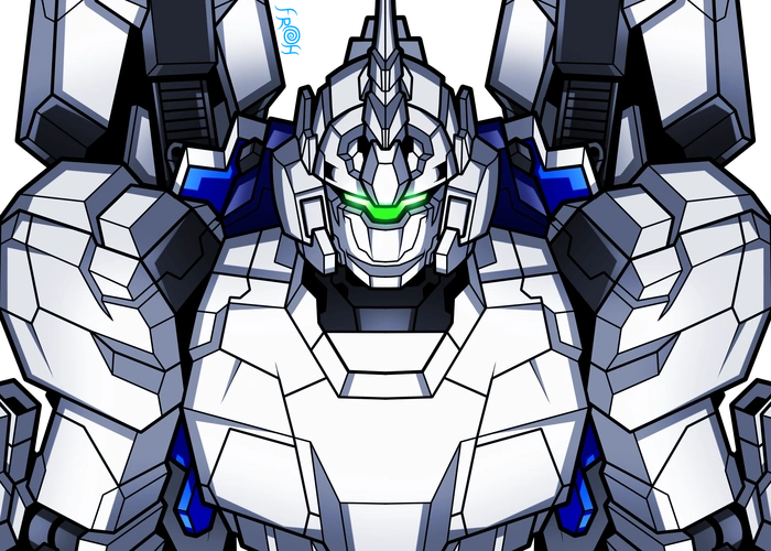 各款独角兽高达胸像插画大家喜欢哪张