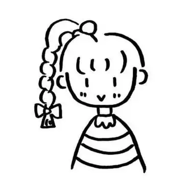 小女孩头像简笔画小女孩的简笔画