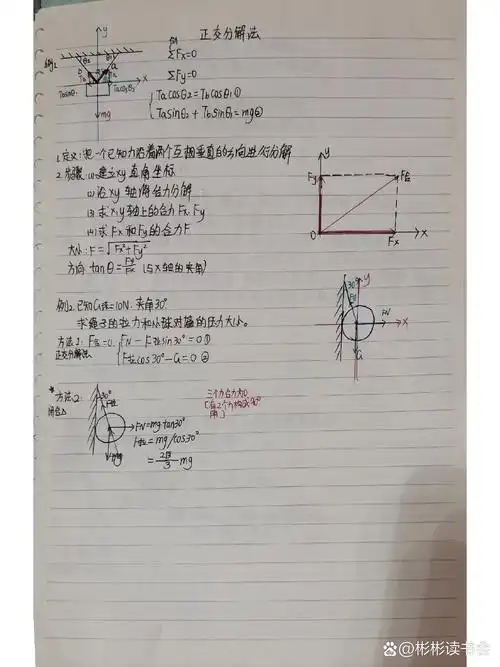 高中物理笔记牛顿第三定律