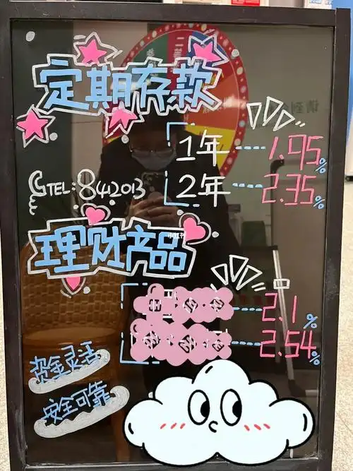 借鉴别家的#银行荧光板  #银行  #元旦开门红  #理财  #定期存款