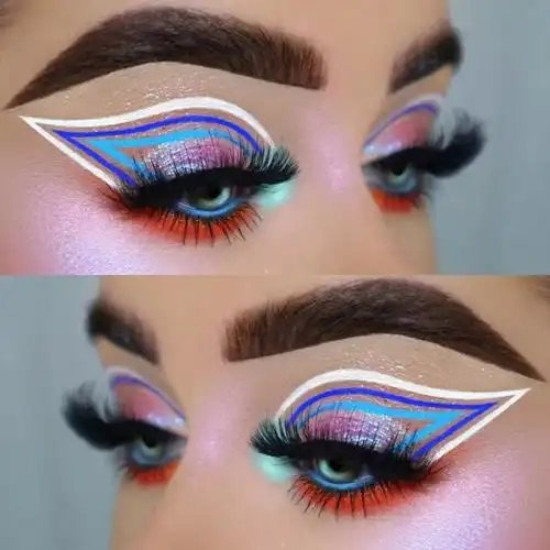 收藏| 夸张迷人的创意眼妆_彩妆