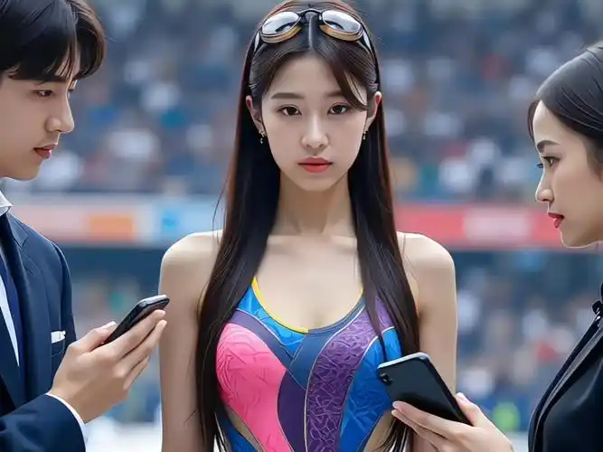 韩国泳装小姐姐秀舞蹈