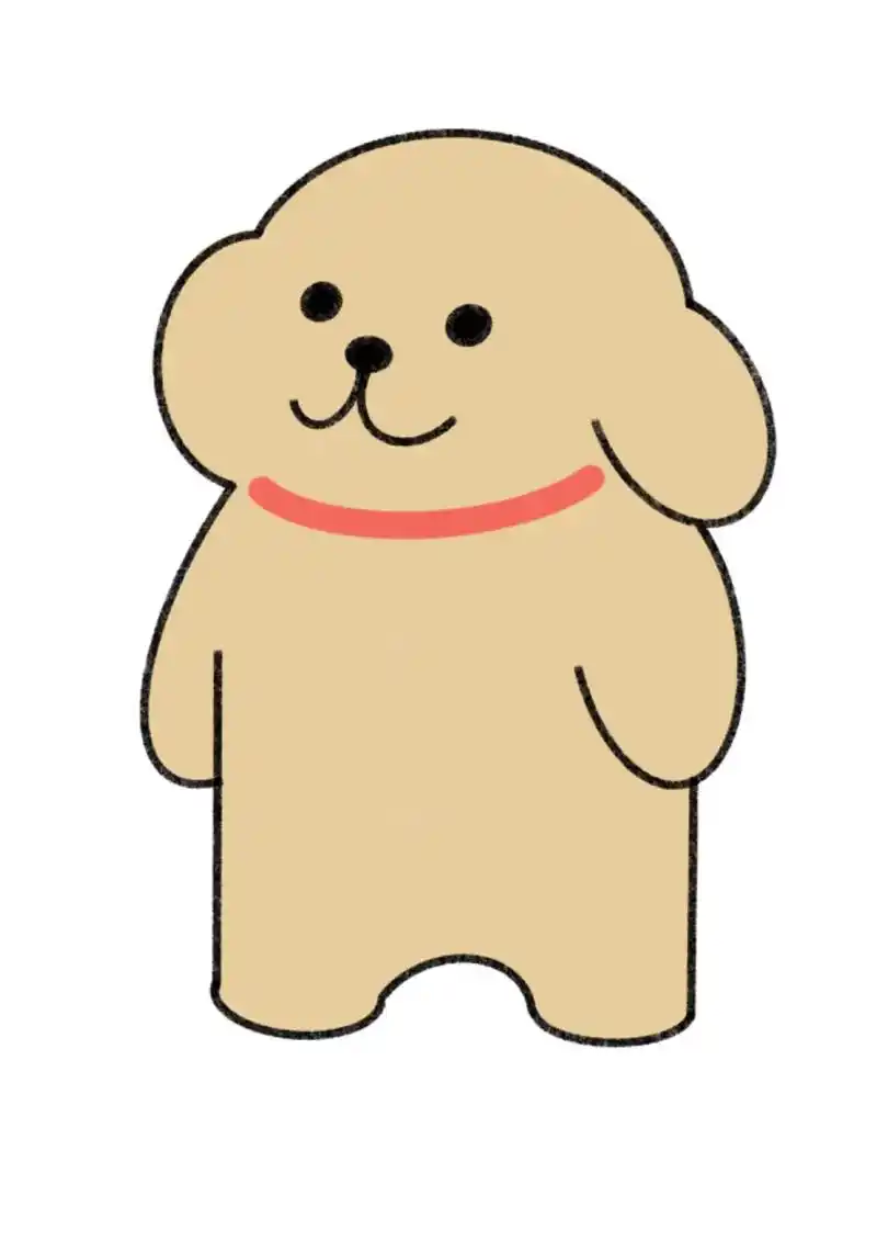 小狗 #动物 #简笔画 - 抖音