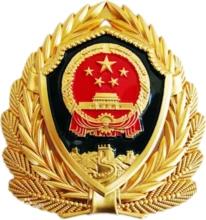 武警帽徽简笔画