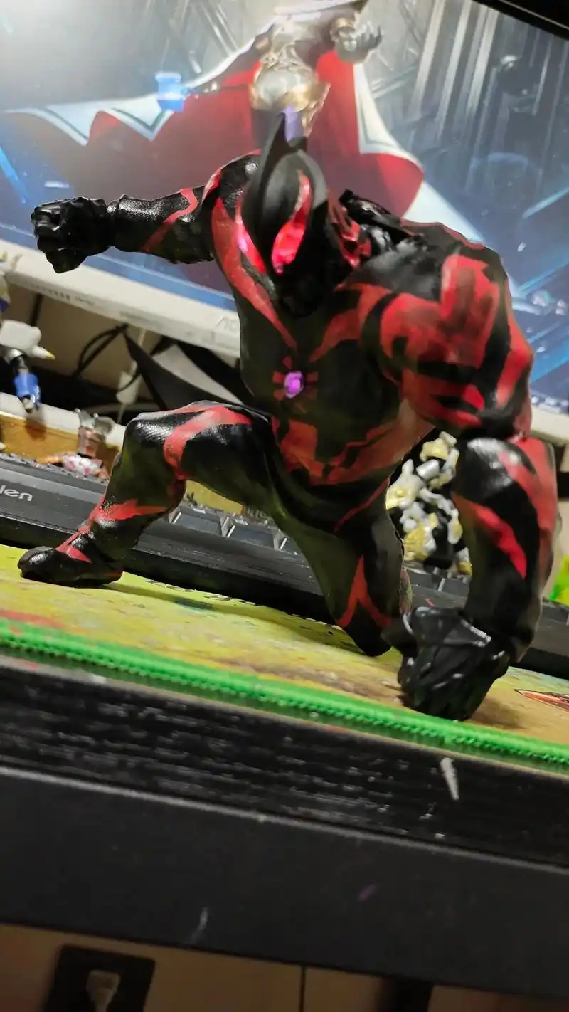 祝大家情人节快乐.#奥特曼 #怪兽 #贝利亚 #自改shf奥 - 抖音