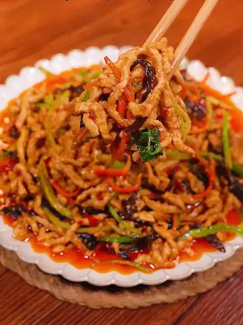 无敌好吃超下饭75鱼香肉丝做法的92密60