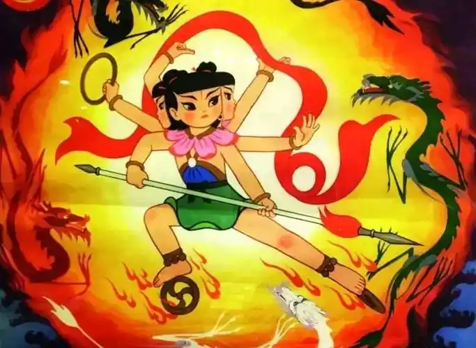 原创哪吒大战孙悟空的时候到底有没有放水玉帝你看他手里拿着啥