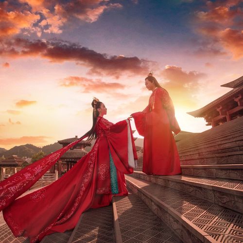 丽澜古装 中式 婚纱摄影横店影视旅拍婚纱照艺术照古风摄影结婚照