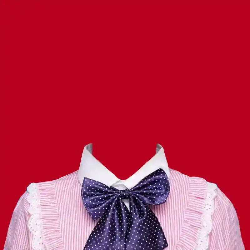 证件照素材,原图自取,女生幼儿园小学生1 自己随便换衣服,女孩儿证件