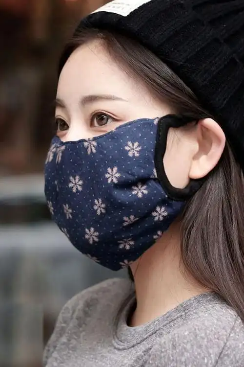 韩版冬季纯棉口罩女加厚可清洗保暖时尚透气个性防寒易呼吸可爱