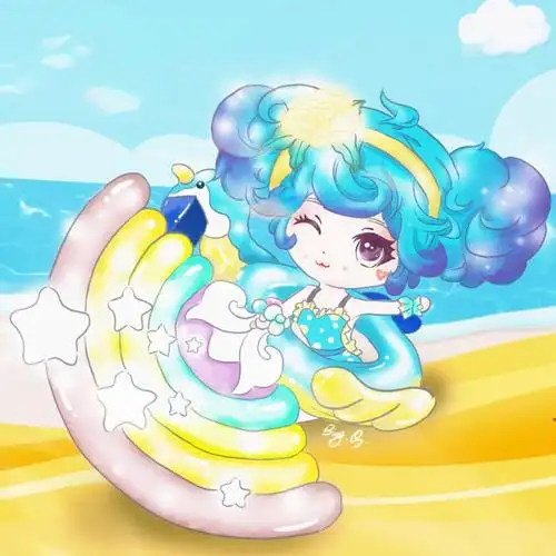 插画日常练习王者小乔独角兽皮肤