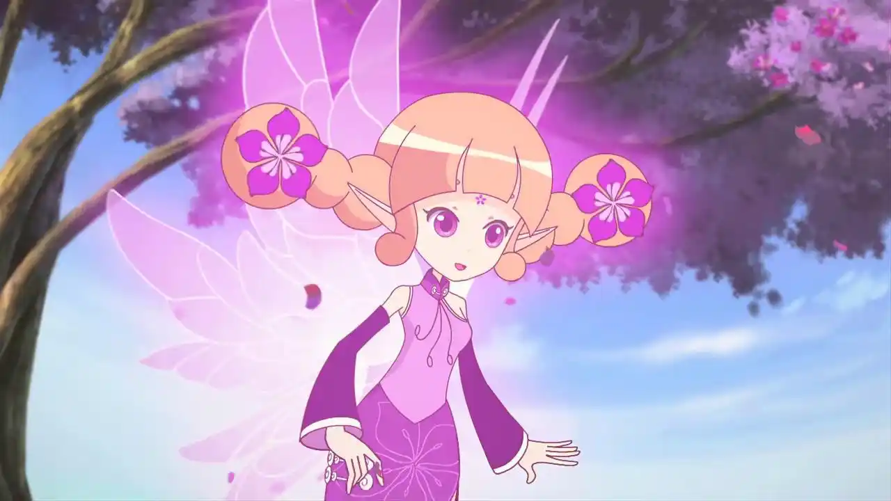 《小花仙》中紫荆花精灵王四种形态,黑化最妖媚,回归美翻了!