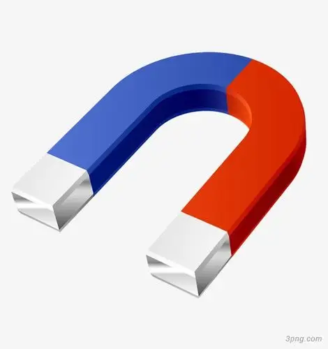 u型磁铁png素材透明免抠图片-其他元素