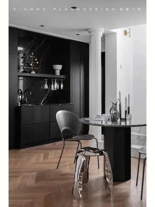 大爱黑色橱柜74