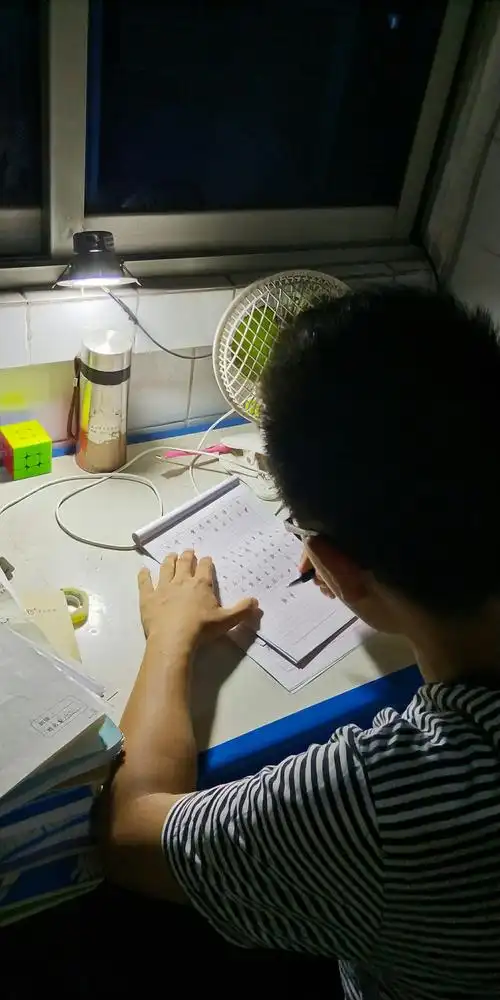 在家认真做作业.