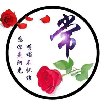 姓氏头像 玫瑰花主题愿你是阳光 明媚不忧伤-文字头像