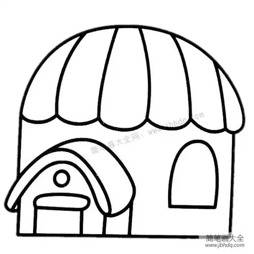 小屋简笔画图片
