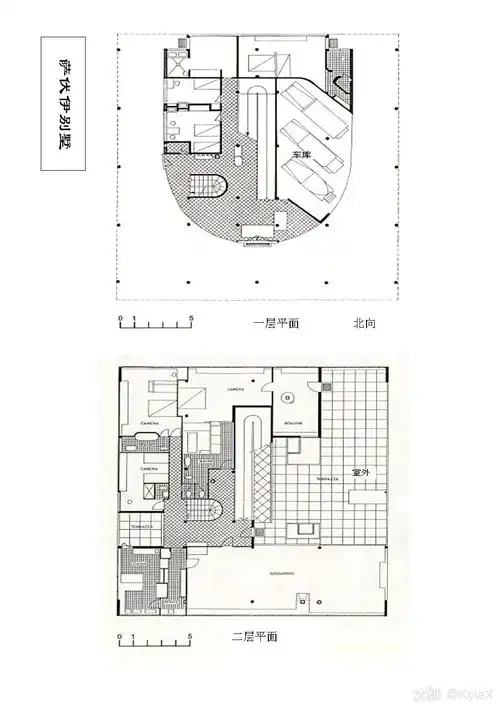kylex:世界著名别墅案例第二弹萨伏伊别墅《the villa savoye h》