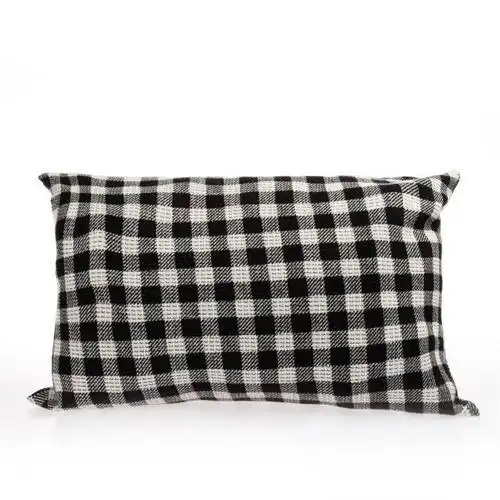 别墅样板房沙发装饰现代简约黑白格子 抱枕/靠枕/靠垫/(中号含芯)