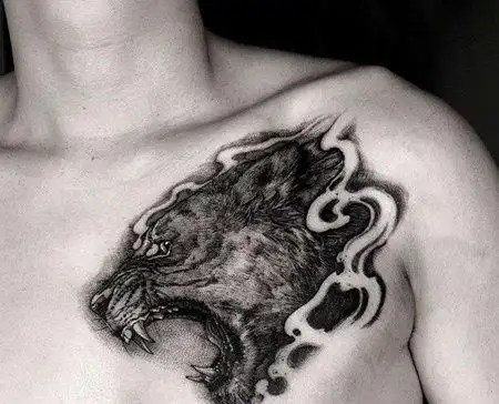 老虎纹身