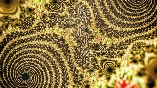 曼德尔布罗漂亮的分形几何图片